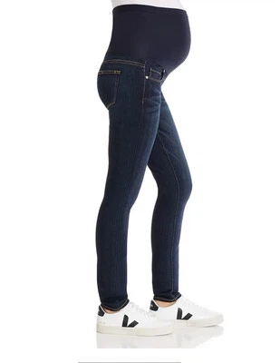 Paige Maternity Verdugo Ultra Skinny Over the Belly Jeans Size 32 Armstrong - Image 1 of 4