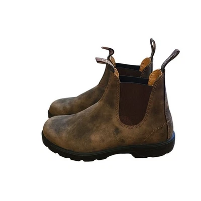 Blundstone Classics Chelsea Boots Womens 10 Rustic Brown Elastic Side Leather - Image 1 of 4