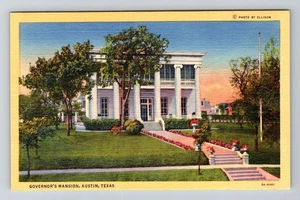 Austin TX-Texas, Governor's Mansion Vintage Souvenir Postkarte - Bild 1 von 2