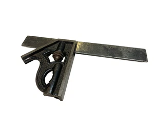 Starret 6" Kombination Vierkant mit Lineal Maschinist Werkzeug USA - Bild 1 von 10