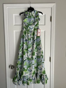 CK Bradley Dove Maxi Dress Falconer Cornflower Size S NWT - Picture 1 of 7