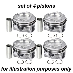 Engine pistons x4 for Toyota Hilux Land Cruiser Prado KDJ150 3.0D 1KD-FTV 2011- - Picture 1 of 3