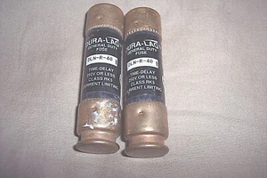 2 fusibles Bussmann DLN-R-40 fusible de retardo de tiempo 250 V o menos fusible de 40 amperios de cobre - Imagen 1 de 5