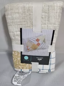 Colección Martha Stewart Escape Rural Patchwork Impreso Sham King Talla Reversible - Imagen 1 de 3