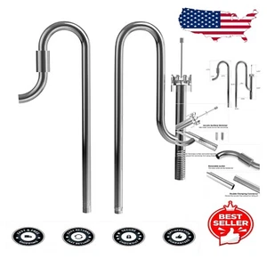 Complete Stainless Steel Aquarium Skimmer Kit with Acrylic Pipe Fixers - 12mm - Picture 1 of 7