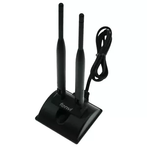 6dBi PC Wireless Network Antenna AC WiFi Bluetooth RP-SMA Cable Extension Stand - Picture 1 of 6