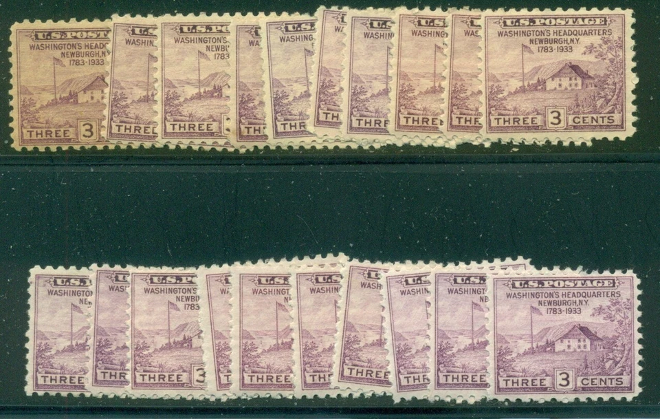 SCOTT # 727, PEACE OF 1783, MINT, OG, H, OR NO GUM, 20 STAMPS, GREAT PRICE! - Image 1 of 1