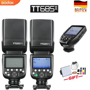 2x Godox TT685IIN Blitz +XProN Transmitter Wireless 1/8000s Kompatibel mit Nikon - Bild 1 von 22