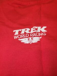 Trek Bicycle World Racing Mountain Bike T Shirt Xl Red