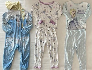 Lot 5 DISNEY Frozen Elsa Pajamas Sz 4-5T - Picture 1 of 3