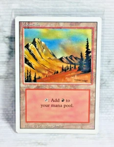 1994 MAGIC THE GATHERING (MTG) MOUNTAIN (C) LAND TCG REVISED EDITION CARD! - Picture 1 of 2