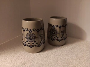 Keller Bier St George Brau Buttenheim Beer mugs / stein Stone Pottery .5l - Picture 1 of 2