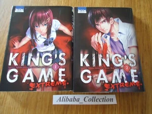 LOT MANGA ** King's Game Extreme 1 2 ** VF KANAZAWA Nobuaki SEINEN - Picture 1 of 2