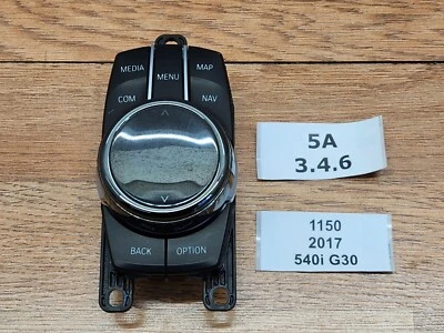 ✅OEM BMW G30 G32 F90 M5 iDrive Navegación Cerámica Controlador Perilla NBT NAV Botón Foto 1 de 4