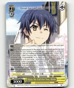 Weiss Schwarz Make Me Fall For You, Shido Date A Live Vol.2 DAL/W99-E021 C - Imagen 1 de 1