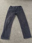 LEVI'S 501 Vintage Men's Jeans W34 L30 Black Made In UK