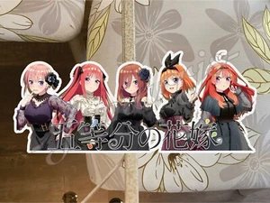 Nakano Quintuplets 5TOUBUN NO HANAYOME cute Colored Custom Sticker Vinyl Decal a - Picture 1 of 2