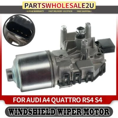 Motor limpiaparabrisas para Audi A4 Quattro 2003-2009 RS4 S4 sin bomba de lavadora Foto 1 de 4