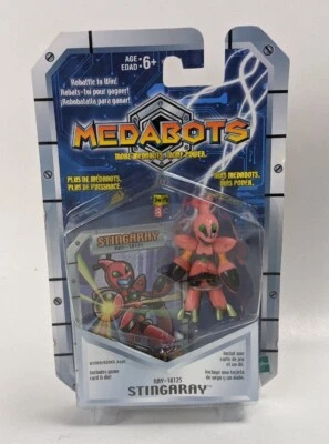2001 Hasbro Medabots Stingray Action Figure Robot Carded - Image 1 of 3