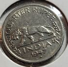 1947 British India Quarter Rupee