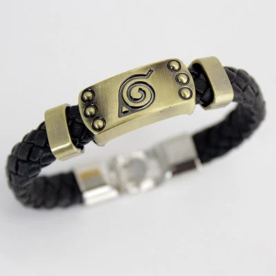 Armband mit Konoha Symbol Sasuke Hatake Kakashi für Naruto Cosplay