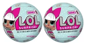 Paquete de 2 L.O.L. ¡Sorpresa! Muñeca serie 1 bebé muñeca 7 capas de sorpresa - Imagen 1 de 7