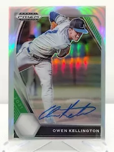 Owen Kellington Auto Silver Prizm 2021 Panini Prizm Draft Picks Pirates Prospect - Picture 1 of 2