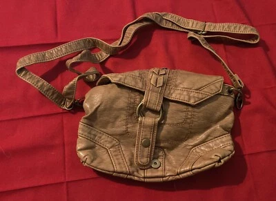 Converse One Star Women's  Brown Leather Ish Purse Bag Magnetic Snap - Image 1 of 4