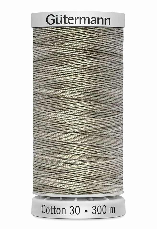 Gutermann Cotton 30, Colour 4027 VARIEGATED GREY BROWN, 300m Embroidery, Q - Image 1 of 1