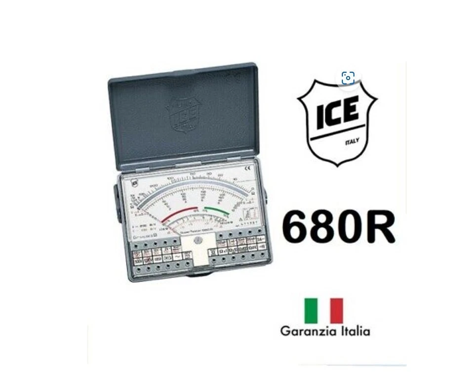 TESTER ICE 680R ORIGINALE SUPERTESTER MULTIMETRO ANALOGICO PROFESSIONALE - Immagine 1 di 1