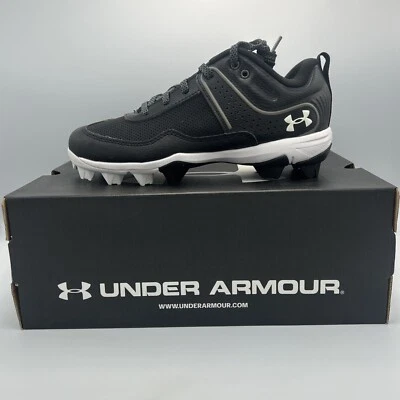 *NUEVO* Zapato de Softbol Under Armour Niñas Glyde RM Jr. Negro Juvenil Niña 3024331-001 Foto 1 de 4