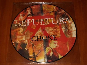 SEPULTURA CHOKE 6-TRACK EP *RARE* 12" PICTURE DISC PROMO VINYL ROADRUNNER 1988 - Picture 1 of 2