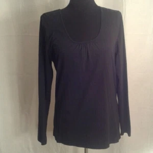 L.L. Bean M medium long sleeve tee shirt black - Picture 1 of 6