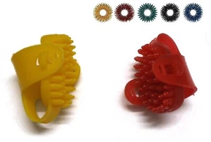 Almohadilla para pulgar de plástico de acupresión Jimmys (juego de 11) + anillos Sujok (juego de 11) - Imagen 1 de 6