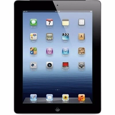 Apple iPad 4th Gen 64GB - Black White - Locked to Verizon CDMA | Good (B-Grade) - Image 1 of 2