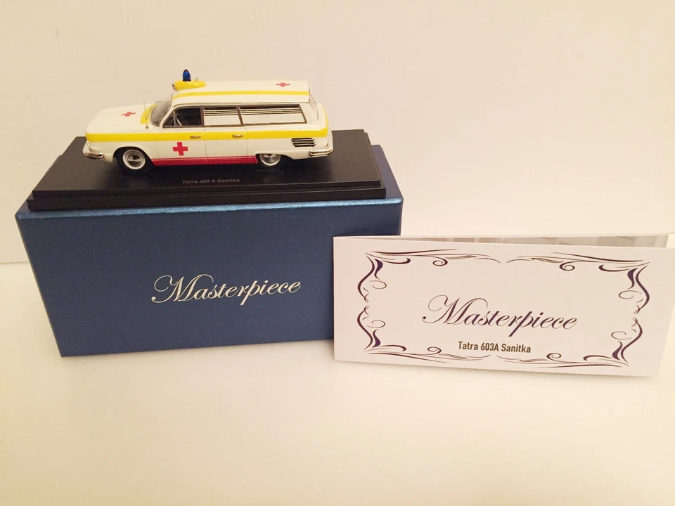 1/43 Autocult 1962 Tatra 603 A Sanitka ambulance LE 333 pcs - Image 1 of 4