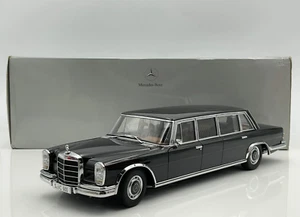 Mercedes-Benz 600 Pullman W100 Black - DEALER AUTOart 1:18 VERY RARE ! - Zdjęcie 1 z 9
