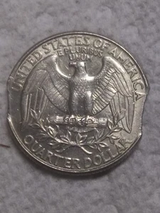 1996 Philadelphia Mint Quarter With Two Die Clips Mint Error, Uncertified - Picture 1 of 4