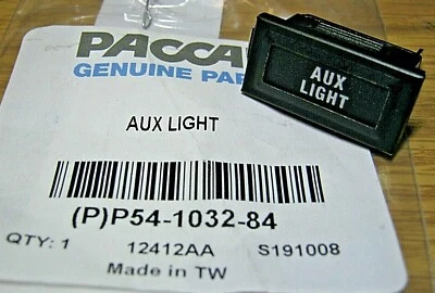 ~NUEVO PACCAR KENWORTH "LUZ AUXILIAR" TABLERO INSERTO INDICADOR LÁMPARA ID~ P54-1032-84 Foto 1 de 3