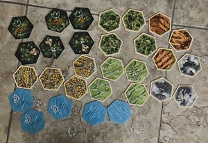 Catan Histories Rise Of The Inkas | Complete All Terrain Hex Tiles | Game Pieces - Picture 1 of 3