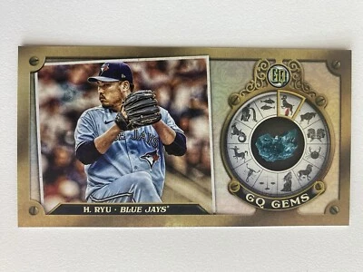 2022 Topps Gypsy Queen - GQ Gems Minis #GGM-16 Hyun-Jin Ryu - Image 1 of 2