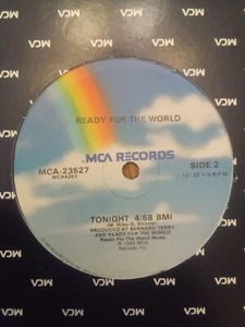 Ready for the World - Tonight 12" DJ Single 80s Soul Dance Record - Bild 1 von 3