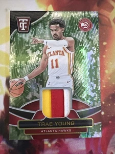 Trae Young Camo /25 Game Worn Patch 2024-25 Panini Totally Certified Hawks SP - Picture 1 of 3