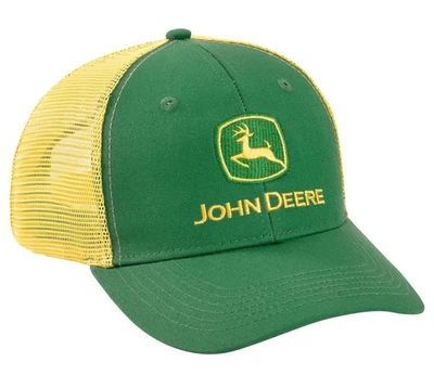 John Deere Men's Green/Yellow Mesh Cap/Hat - LP69229 - Image 1 of 4