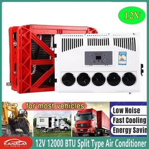 For Cars RVs trucks Car Split Type Air Conditioner 12V 12000 BTU Suitable New - Picture 1 of 9