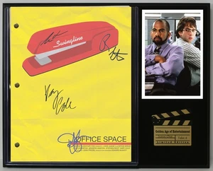 Office Space Reproduction Signed Movie Script Wood Plaque Display  - Picture 1 of 8