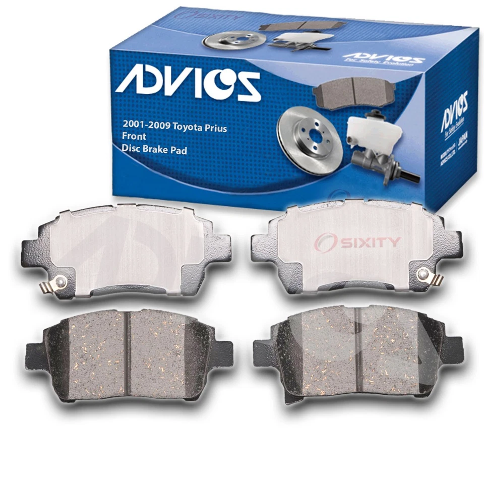 Juego de pastillas de freno de disco delanteras ADVICS para Toyota Prius 2001-2009 - neumático de freno kt Foto 1 de 4