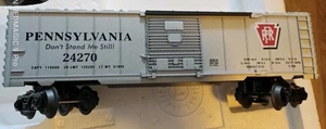 Lionel Pennsylvania PRR 24270 Don't Stand Me Still Silber Boxcar - Bild 1 von 3