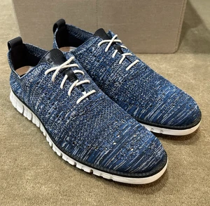 Cole Haan ZeroGrand Multi Blue Knit Size 9 M - Picture 1 of 12