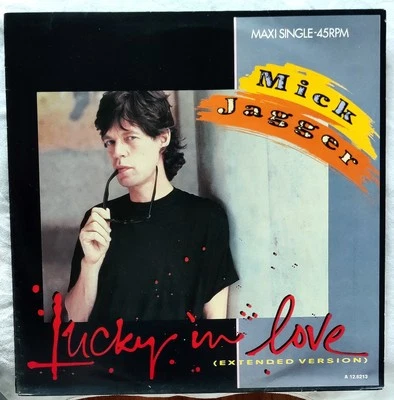 Mick Jagger ‎– Lucky In Love (Extended Version) - Vinyl Maxi 12"  1985 - EX+/VG - Bild 1 von 2